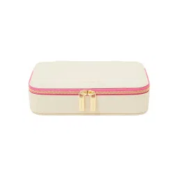 Accessorize London Women Cream Jewellery Pouch-picture-16