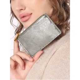 Accessorize London Womens Silver Classic Card Holder-picture-2