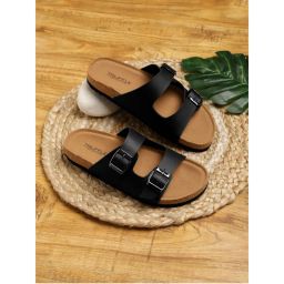 Truffle Collection Black Solid Flats-picture-14