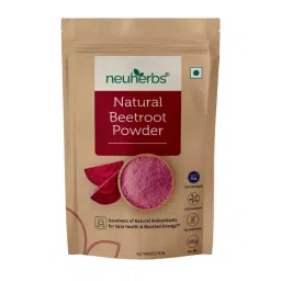 Neuherbs Natural Beetroot Powder for Face, Skin, Hair and to Boost Energy with No Additives-picture-40
