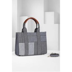 Van Heusen Women Grey Colorblock Casual Handbag-picture-16