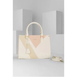 Van Heusen Women White Colorblock Formal Handbag-picture-27