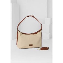Van Heusen Women Beige Solid Casual Handbag-picture-41