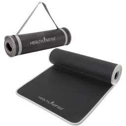HealthSense Yoga Mat For Exercise Gym Mat For Home Workout With Carry Strap NBR-YM602-picture-10