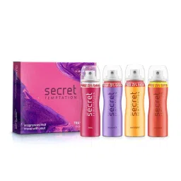 Secret Temptation Travel Pack Mini Deodorant For Women (Pack Of 4)-picture-12