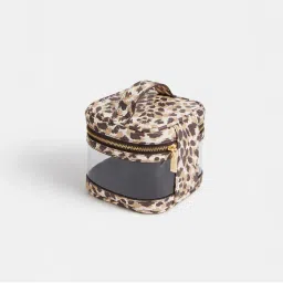 Accessorize London Women Beige Mini Cheetah Travel Make Pouch-picture-15