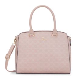 Lavie Women Pink Printed Satchel Bag (M)-picture-42
