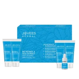 Jovees Herbal Bio Retinol & Cica Extract Anti Ageing Mini Facial Kit For Signs of Ageing Wrinkles-picture-28