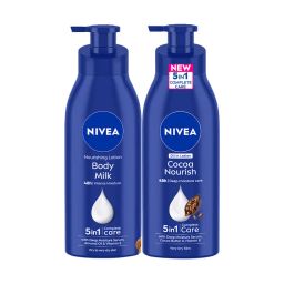 NIVEA Vitamin E Body Lotion Combo - Body Milk & Coco Nourish Body Lotion-picture-26
