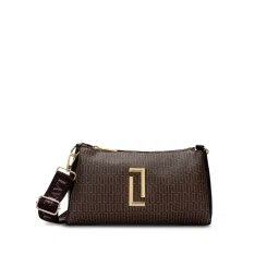 Lavie Luxe Women Mono Tory25 3 Compartment Sling Bag-Brown (M)-picture-44