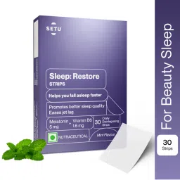 Setu Sleep Restore - Melatonin 5mg Orally Dissolving Strips with Vitamin B6 for Sleep & Relaxation-picture-47