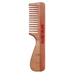 keya seth aromatherapy Keya Seth Aromatherapy, Neem Wooden Handle Comb Wide Tooth For Hair Growth For Men & Women-picture-39