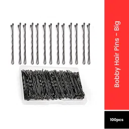 Beautiliss Bobby Hair Pins Big Thick Black Ball Tip Metal-picture-33