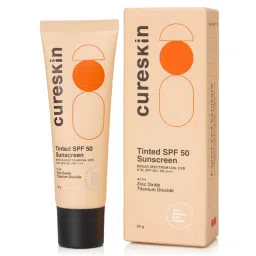 Cureskin Mineral Sunscreen Matte Finish Tinted SPF 50 PA++++ Broad Spectrum UVA, UVB & IR-picture-20