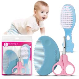 Majestique Baby Care And Grooming Set For Born Baby, Hair Brush, Comb & Scissor-picture-39