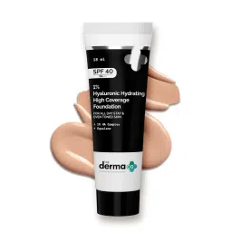 The Derma Co 1% Hyaluronic Hydrating High Coverage Foundation With SPF 40 PA+++-picture-0