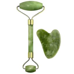 Kazarmaa Jade Roller with Gua Sha Set Face Massager-image-48