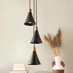 shoppeefry Sonnico Wood 3 Cluster Pendant Light-picture-23