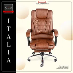 kepler brooks Italia Study Chair in Brown Colour-picture-9