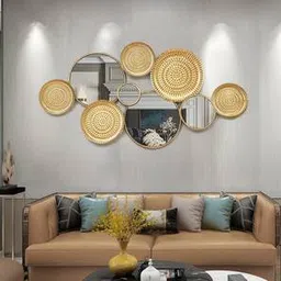 handicrafts town Gold Metal Wall Accent-picture-34