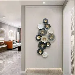 handicrafts town Grey Metal Wall Accent-picture-35