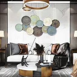 handicrafts town Multicolor Metal Wall Accent-picture-30