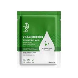 Bake 2% Salicylic Acid Sheet Mask For Black Heads, Oily And Acne Prone Skin-picture-9