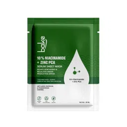 Bake 10% Niacinamide + Zinc Pca Sheet Mask For Acne, Acne Marks & Pigmentation-picture-8