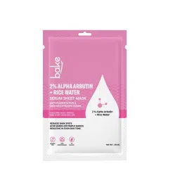 BAKE 2% Alpha Arbutin Sheet Mask with Rice Water for Bright and Even Skin Tone-picture-0