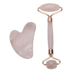 OROSSENTIALS Rose Quartz & Gua Sha Combo Set Face & Neck Massager Kit-image-36