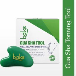BAKE Jade Gua Sha Stone Face Massager Tool for Reducing Fine Lines & Wrinkles and Eye Puffiness-image-53