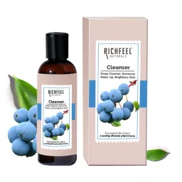 Richfeel Gentle Face Cleanser for Dry to Normal, Sensitive Skin - Hydrating, Removes Dirt & Makeup-picture-4