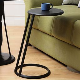 de maison decor Austen Metal Side Table in Polished Finish-picture-22