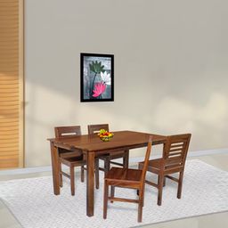 globally indian Danny Solid Wood 4 Seater Dining Set in-picture-32