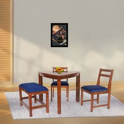 globally indian Plam Solid Wood 4 Seater Dining Set in-picture-10