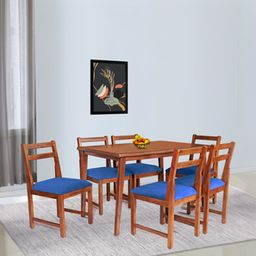 globally indian fint solid wood 6 seater Dining table in Provincial Teak-picture-17