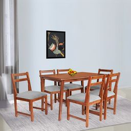 globally indian maira solid wood 6 seater Dining table in Provincial Teak-picture-14