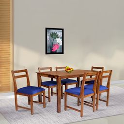 globally indian osmin solid wood 6 seater Dining table in Provincial Teak-picture-8