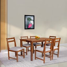 globally indian yaira solid wood 6 seater Dining table in Provincial Teak-picture-15