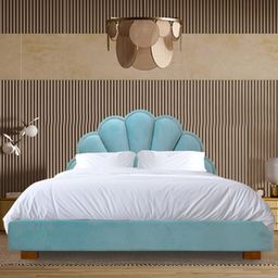 globally indian Dreamweaver Solid Wood Queen Size Bed in Provincial Teak Finish-picture-27