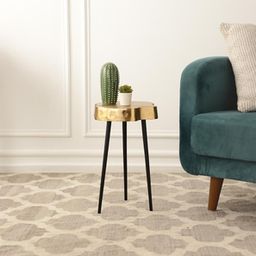 de maison decor Lhasa Metal Side Table in Glossy Finish-picture-16