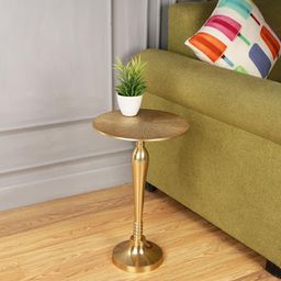 de maison decor Amoga Metal Side Table in Polished Finish-picture-27