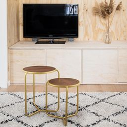 decor darling Metal Side Table in Gold Epl Finish-picture-5