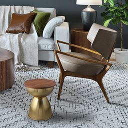 decor darling Metal Side Table in Gold Epl Finish-picture-6