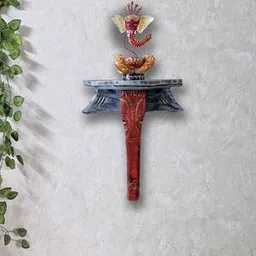 disoo fashions Red Solid Wood Wall Shelf-picture-20