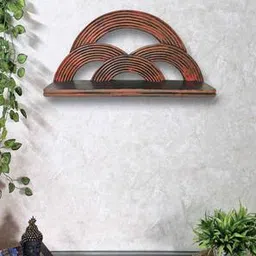 disoo fashions Red Solid Wood Wall Shelf-picture-18