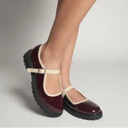 Theater Women Sensei Pro Black Platform Mary Janes with Adjustable Strap-picture-3