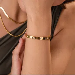 Palmonas Crystal Love Bangle Bracelet-picture-27