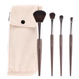 Allure Chocolate Brown Makeup Brush Set Of 4-picture-44