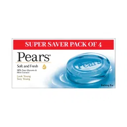 Pears Soft and Fresh Soap Bar Glycerin and Mint Body Soaps - Pack of 4-picture-46